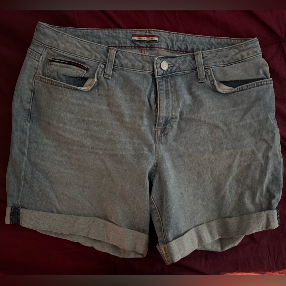 Tommy Hilfiger Light Blue Denim Shorts